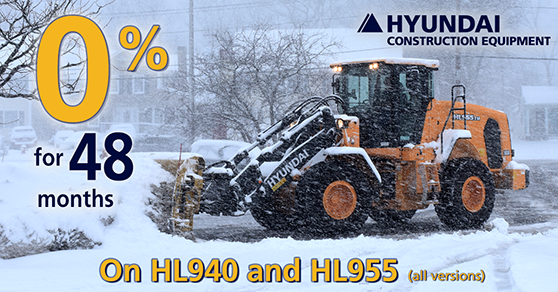 Snow Removal and Safe Operation with Hyundai Wheel Loaders